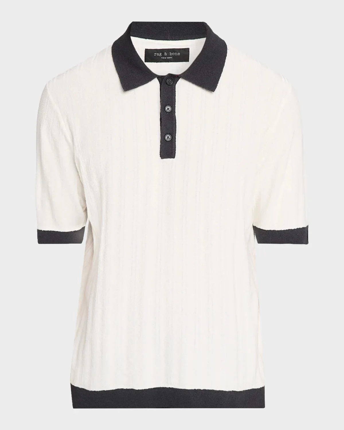 Men's Zuma Stripe Contrast-Trim Polo Shirt - 1