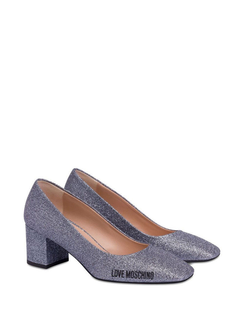Moschino glitter pumps outlook