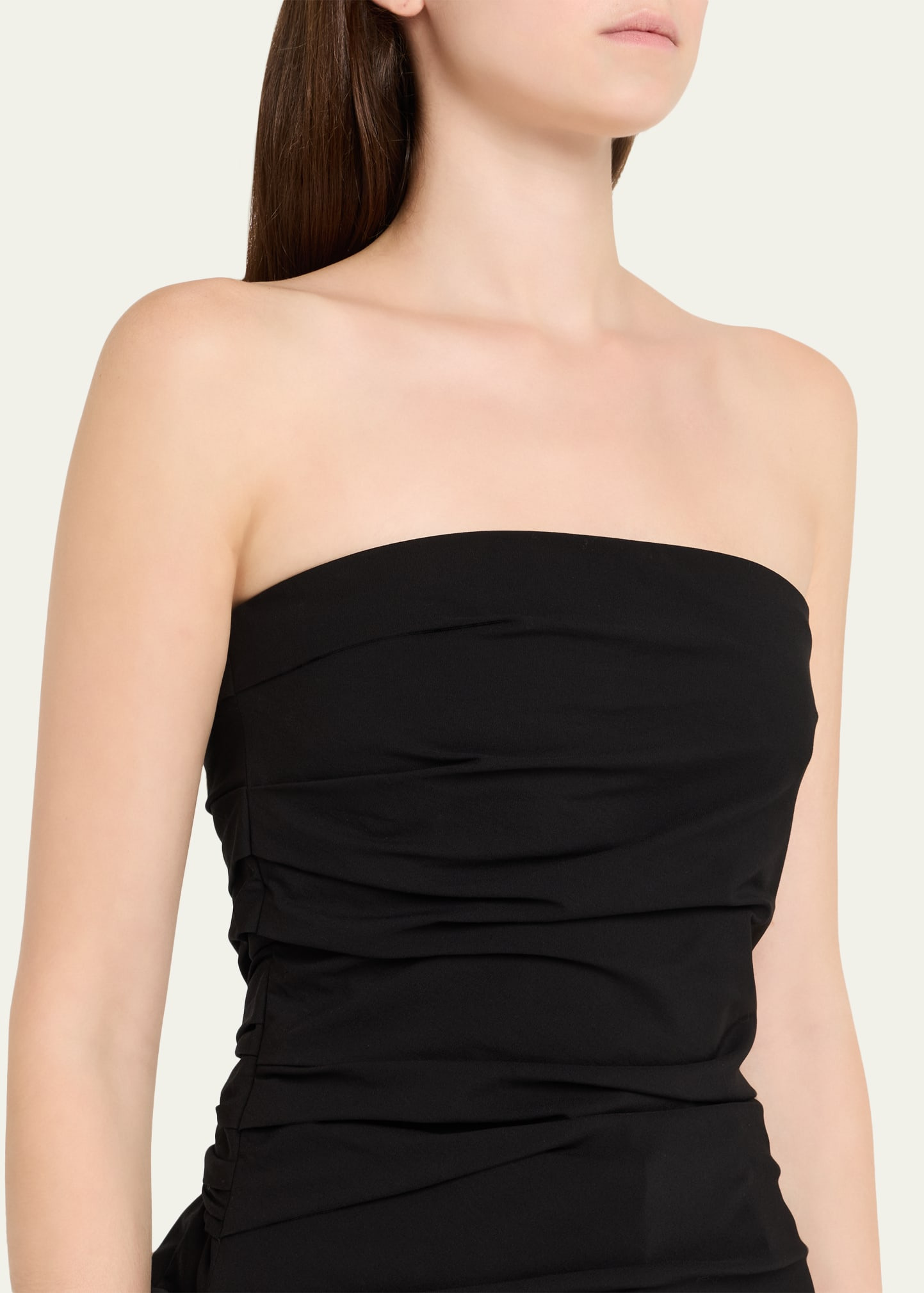 Lena Strapless Draped Bi-Stretch Top - 5