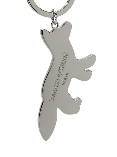 Maison Kitsuné fox logo keyring outlook