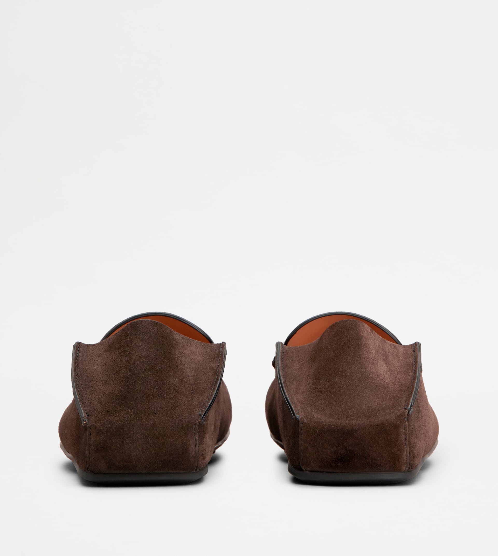 SLIPPER LOAFERS IN SUEDE - BROWN - 3