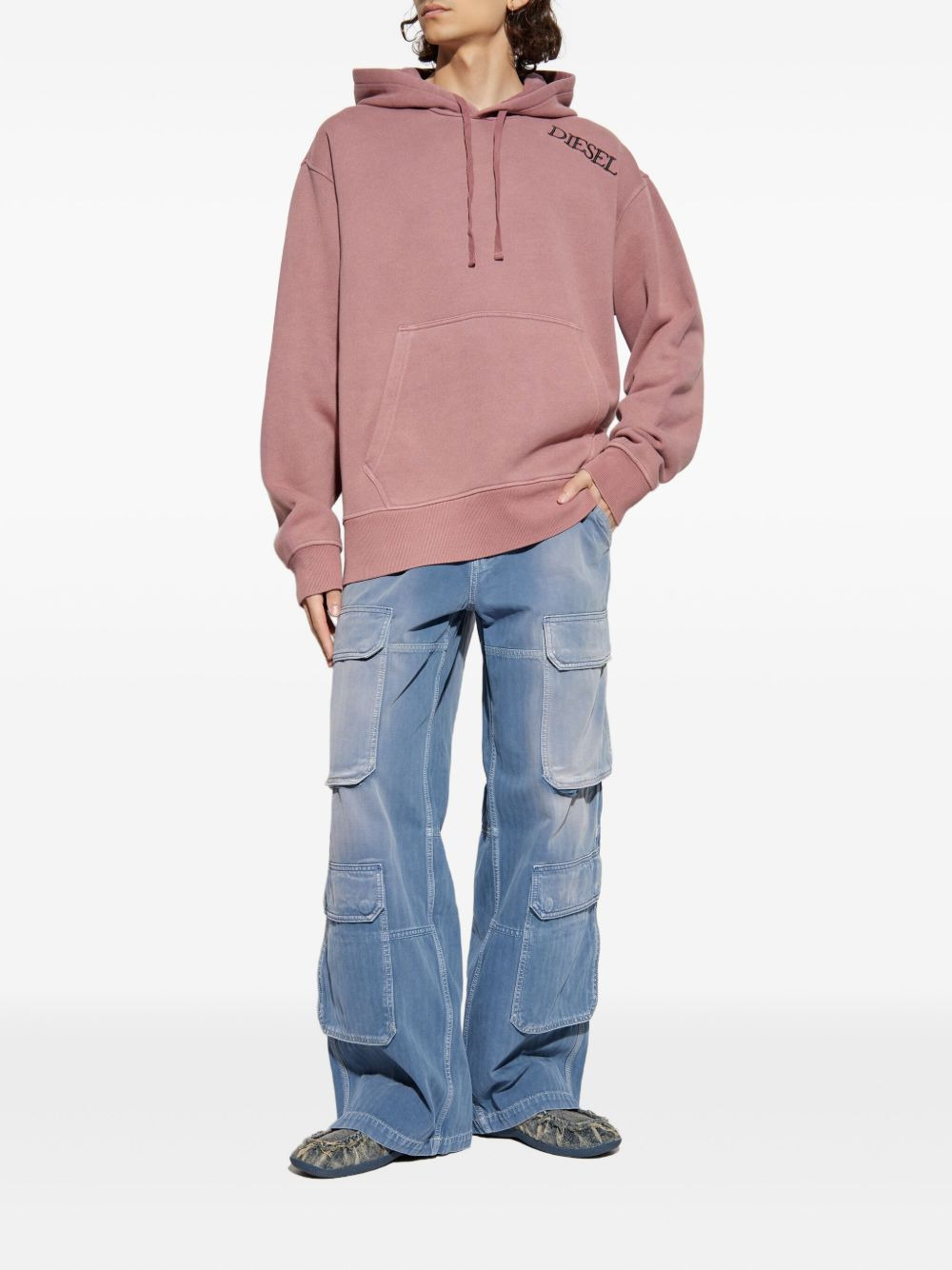 D-TOUCH cargo wide-leg jeans - 2