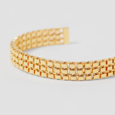 Burberry Gold-plated Chain-link Cuff outlook