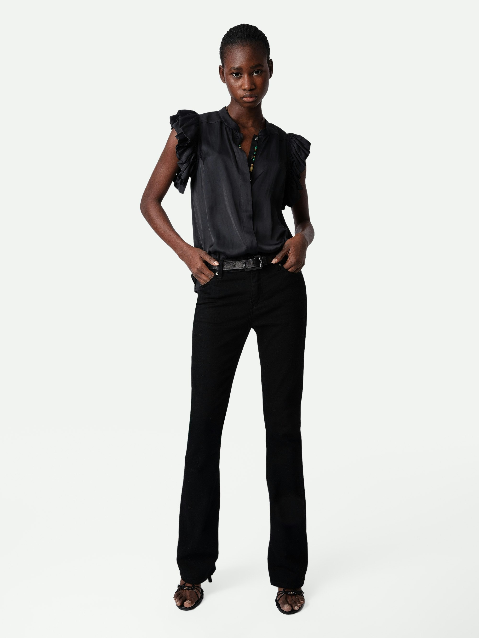 Tiza Satin Top - 2