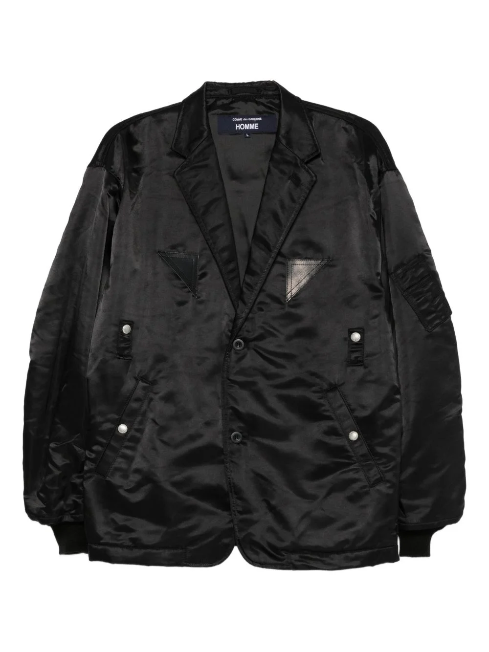 single-breasted buttoned coat - 1