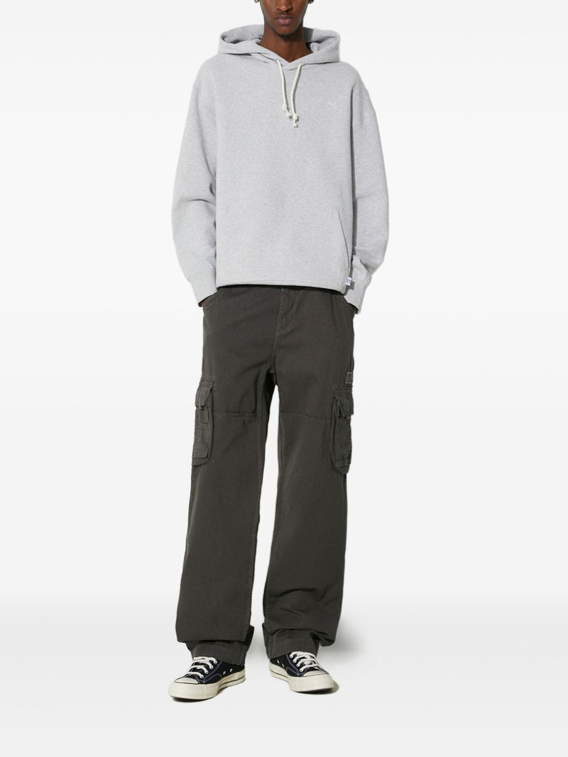 PUMA logo-embroidery hoodie outlook