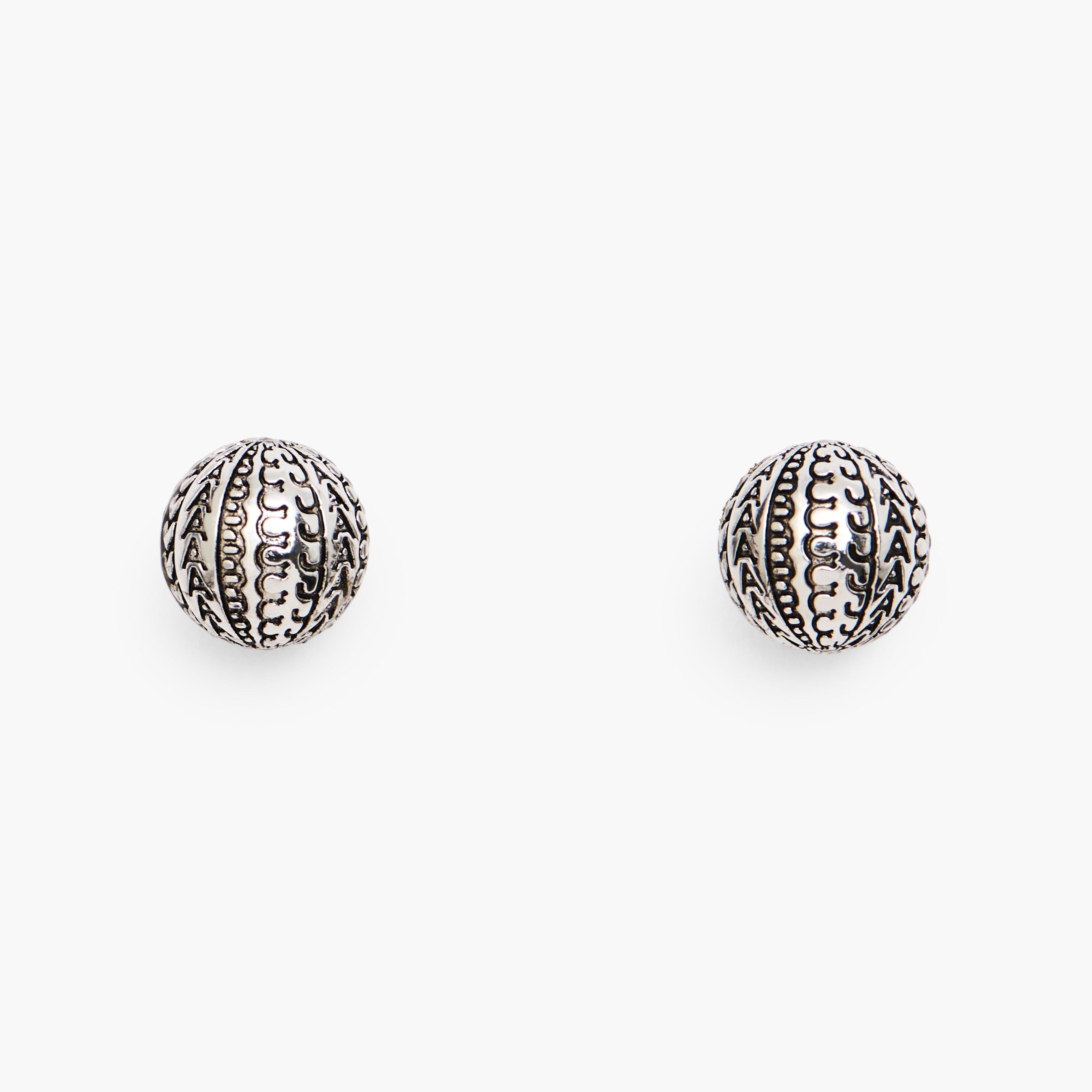 THE MONOGRAM STUD EARRINGS - 6
