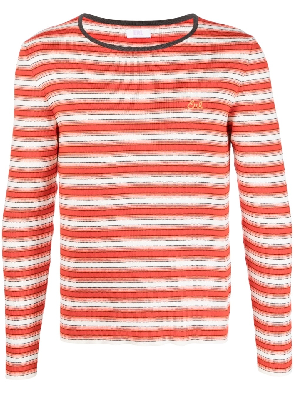 embroidered-logo crew-neck jumper - 1