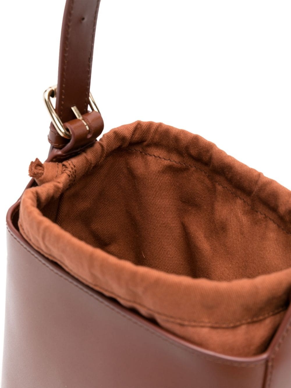 small Virginie leather tote bag - 5