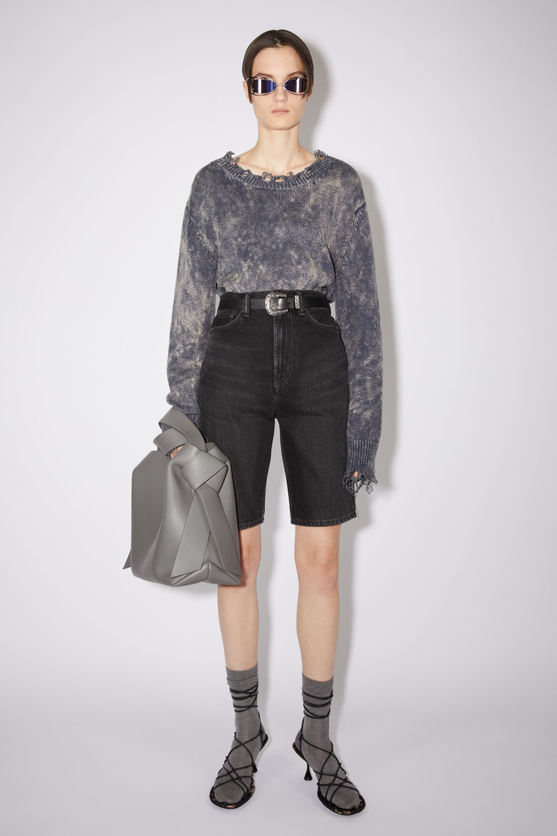 Acne Studios Baroque buckle belt - Black outlook