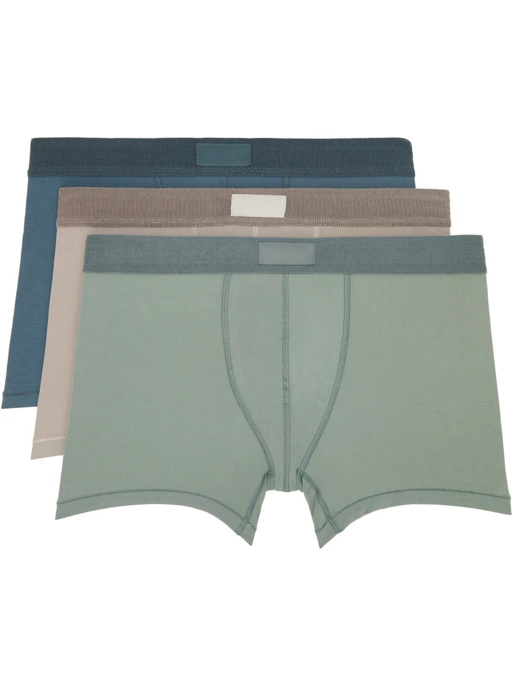 Three-Pack Multicolor SKIMS Cotton 3" Boxer Briefs - 1