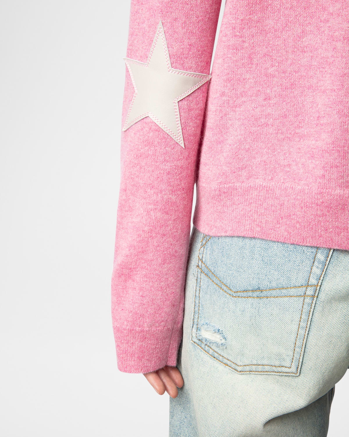 Vivi Patch Cashmere Sweater - 5