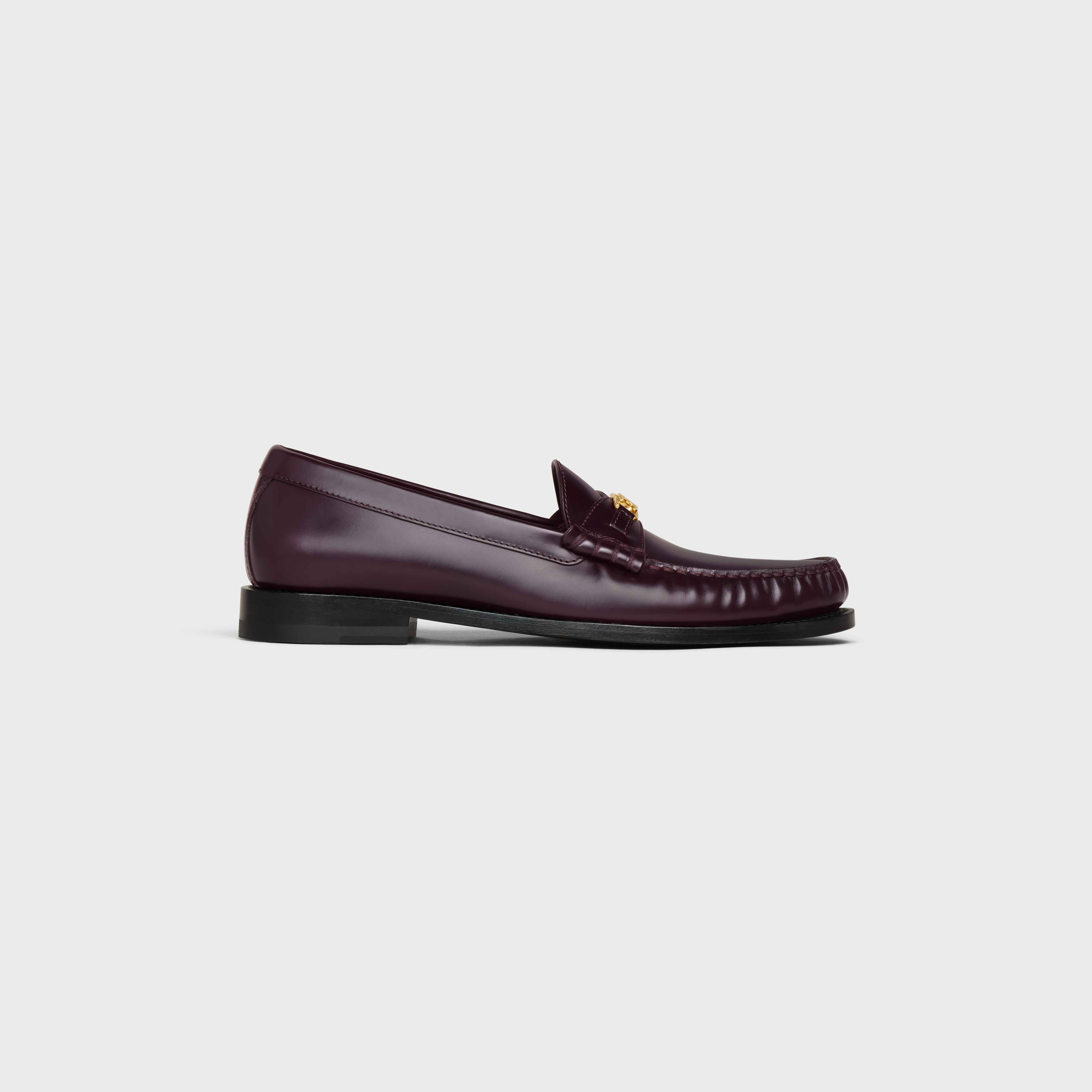 CELINE LUCO Triomphe loafer in POLISHED BULL - 1