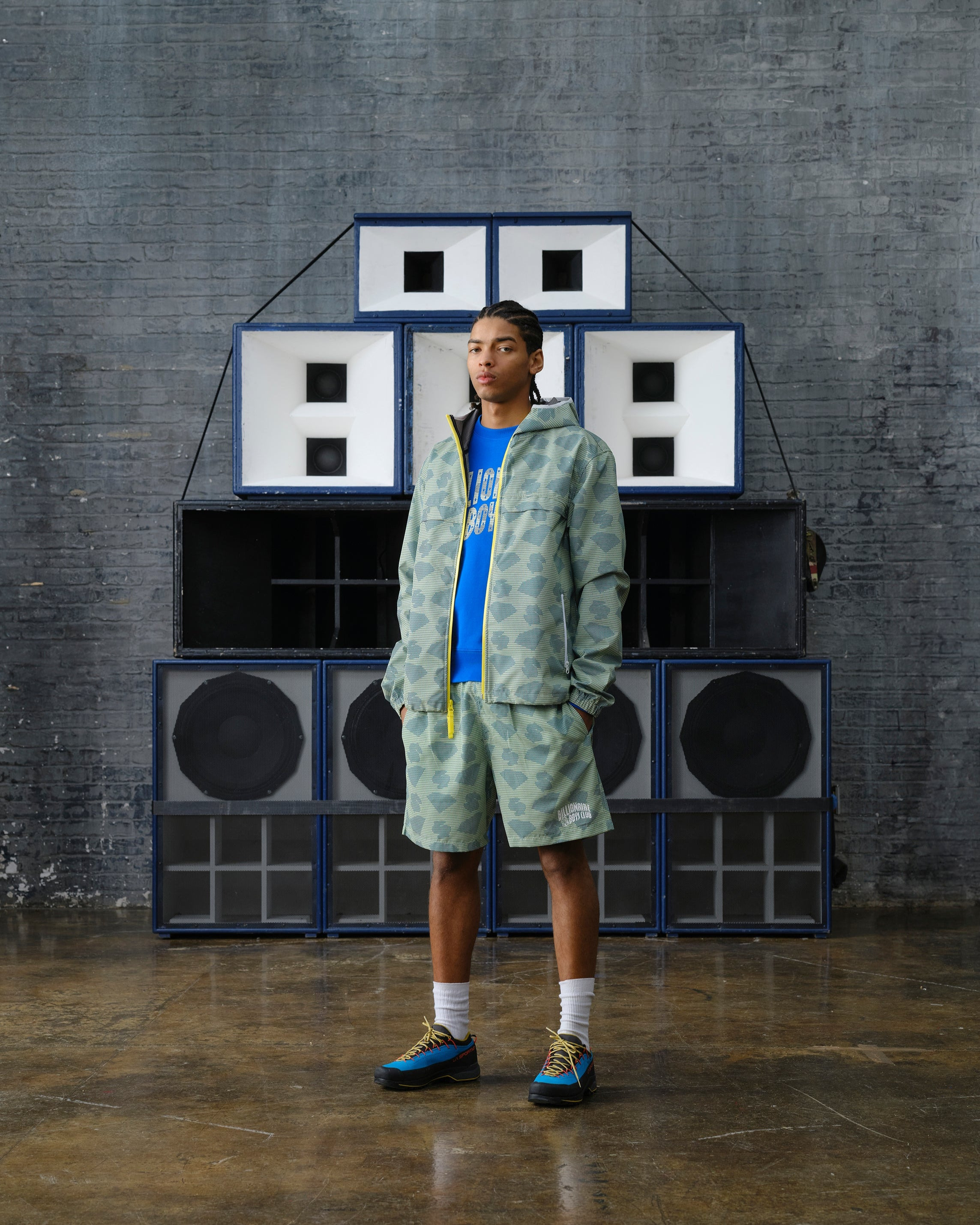 TRI-TONE DIAMONDS & DOLLARS WINDBREAKER JACKET - 2