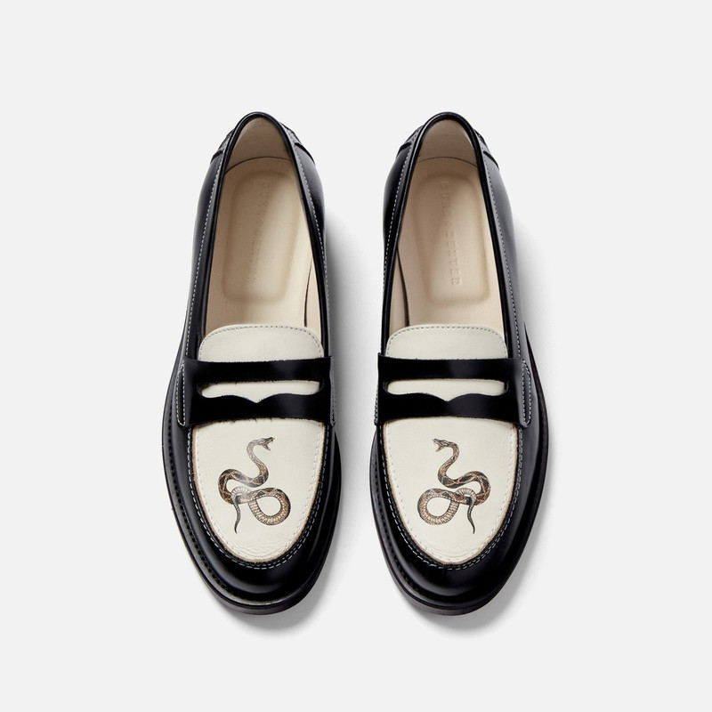 DUKE + DEXTER Wilde Snake Penny Loafer - Women's outlook