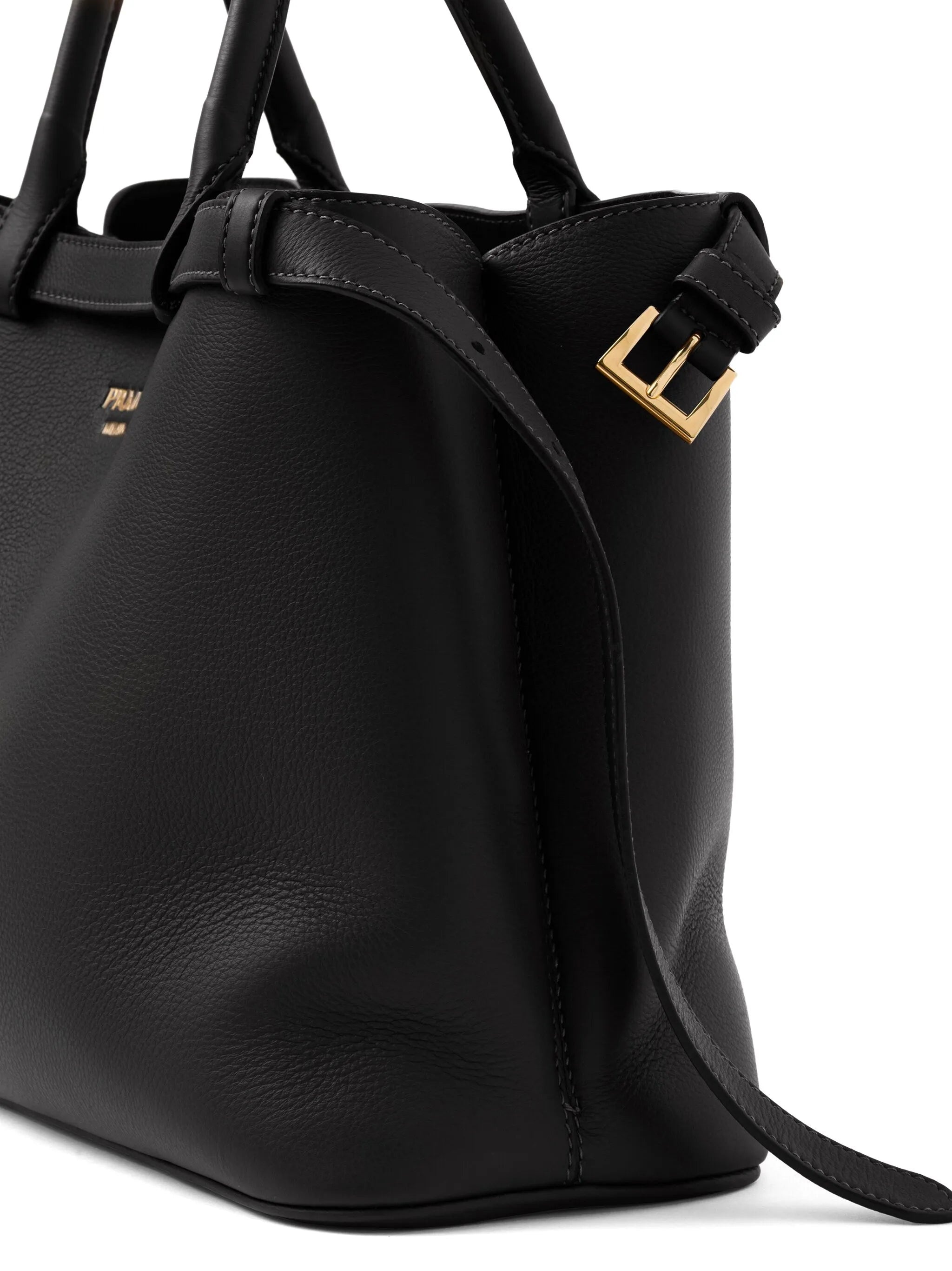 Logo-plaque Leather Tote Bag - 3