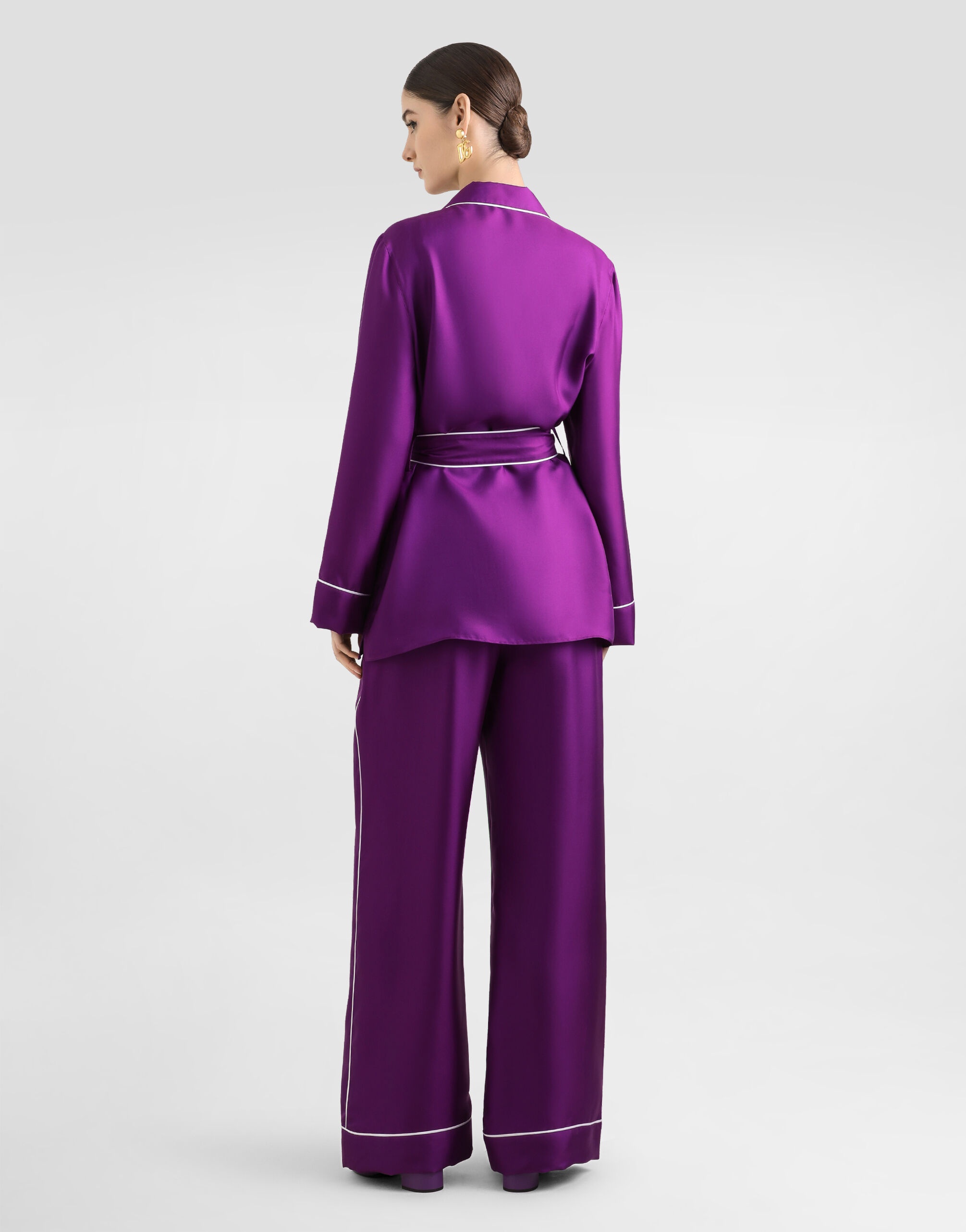 Silk twill vanity pants - 3