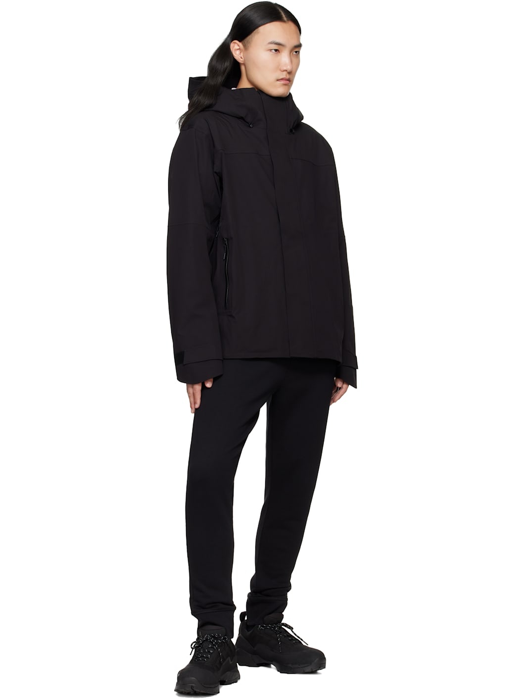Black Rupert Rain Jacket - 5