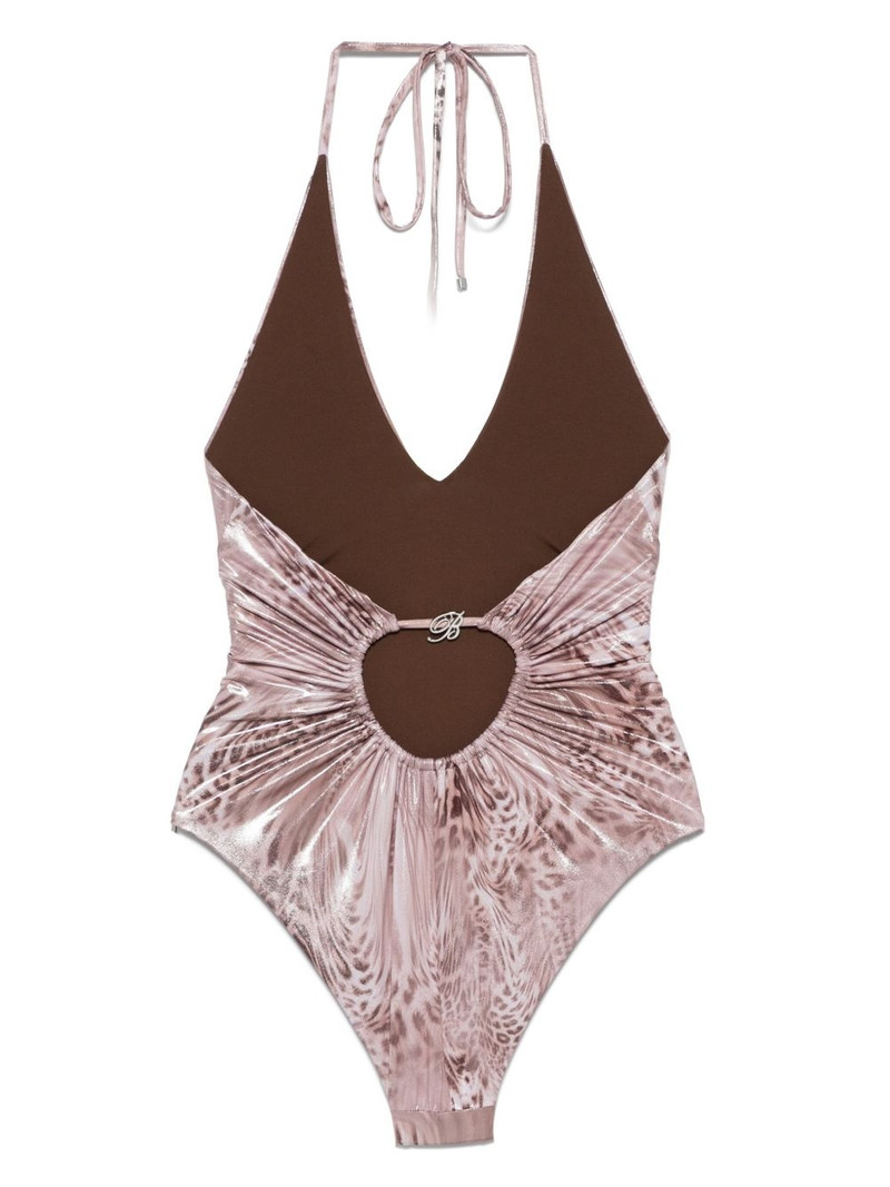Blumarine leopard-print swimsuit outlook
