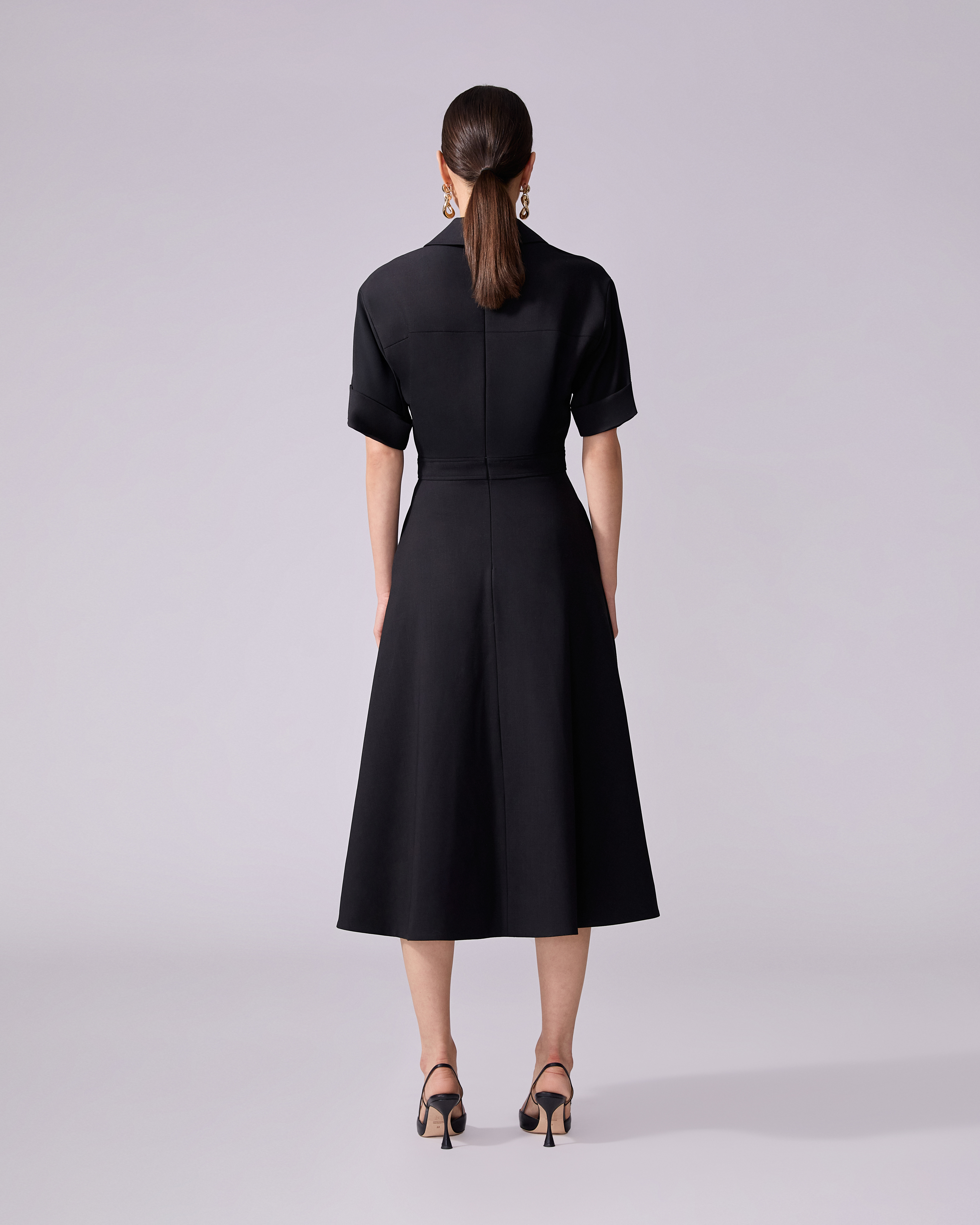 Midi Shirt Dress - 3