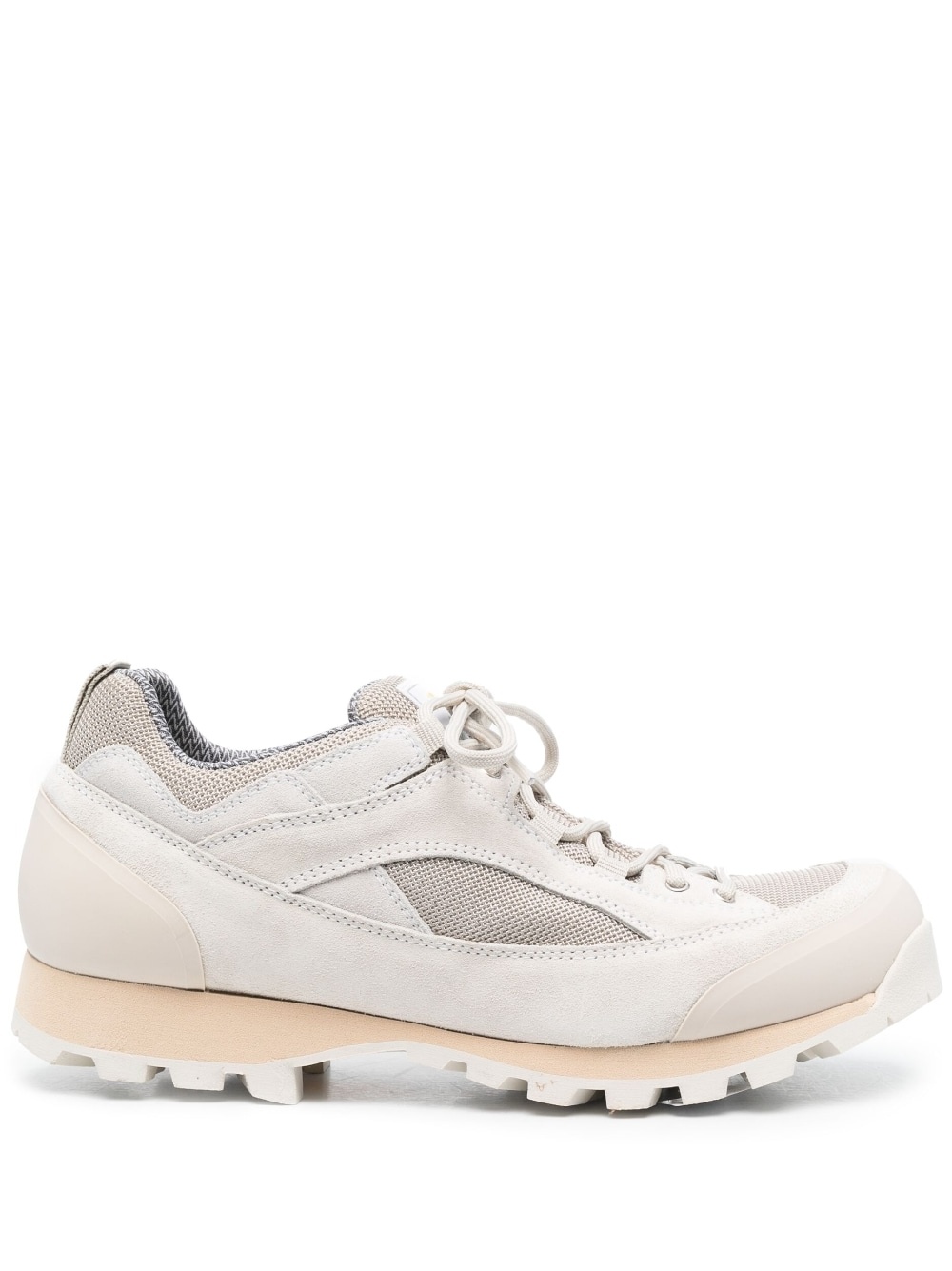 panelled low-top sneakers - 1