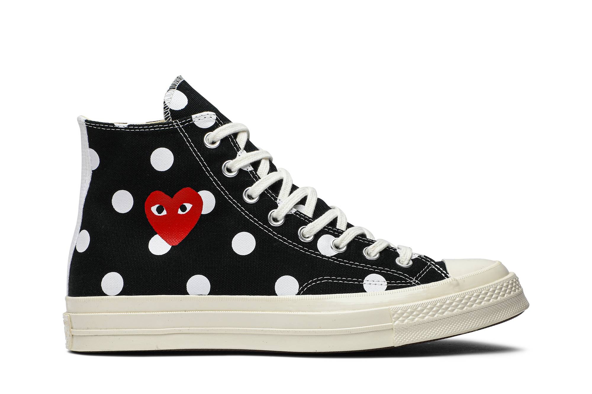 Comme des Garçons x Chuck Taylor All Star 70 Hi 'Black Polka Dot' - 1