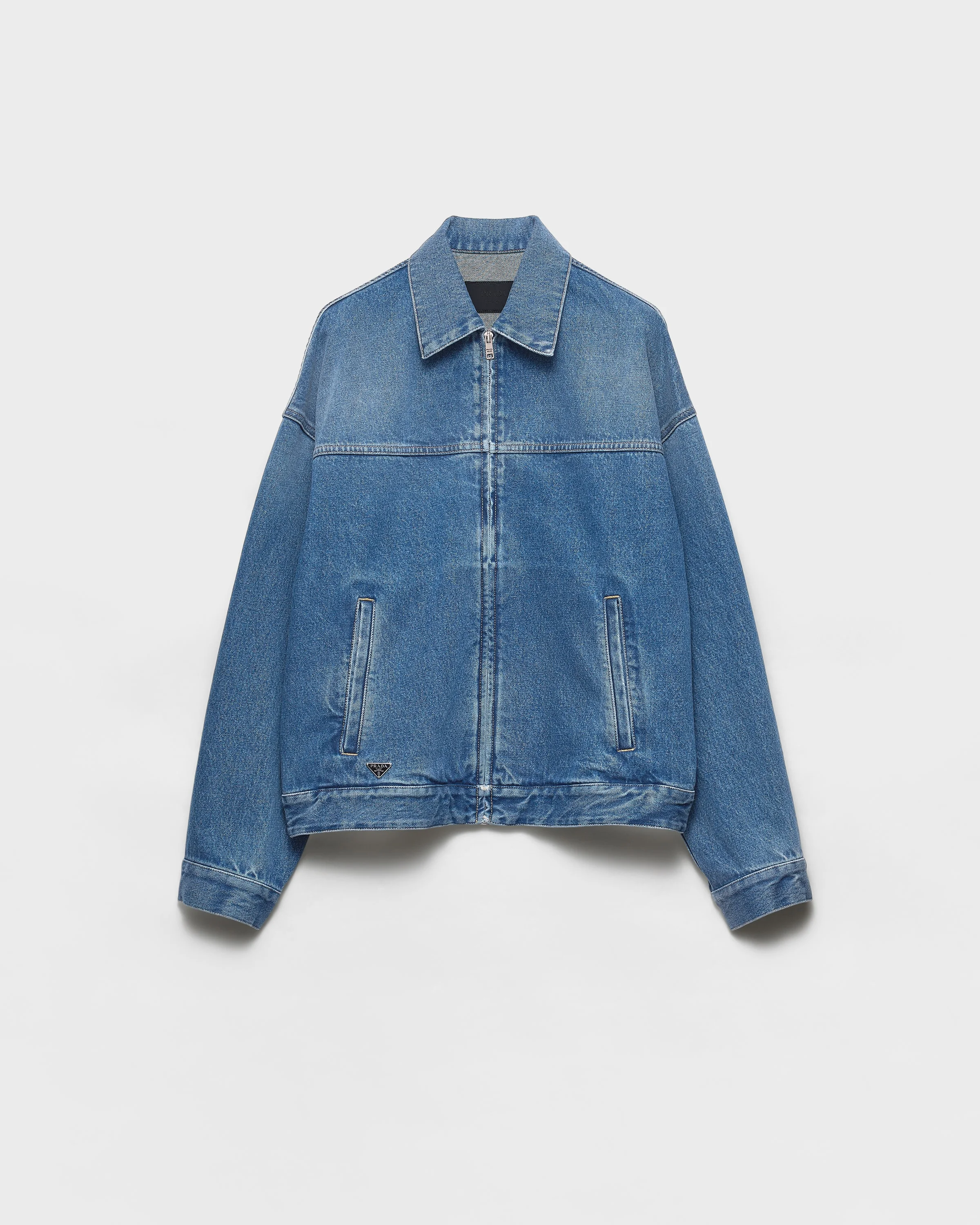 Denim blouson jacket - 1