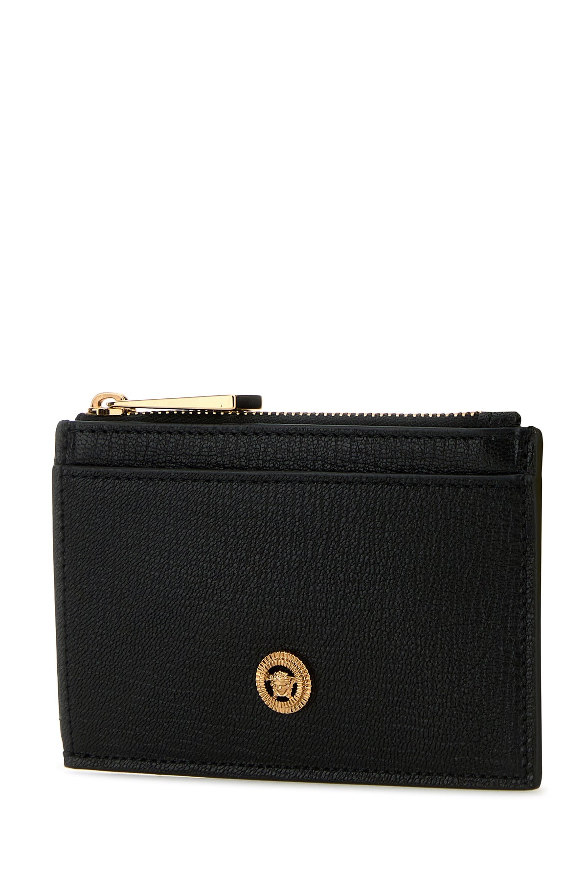 Black leather card holder - 2
