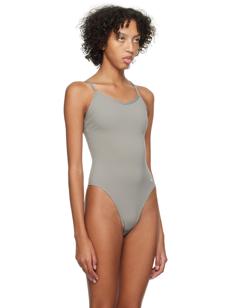 ANINE BING Gray Alissa Bodysuit outlook