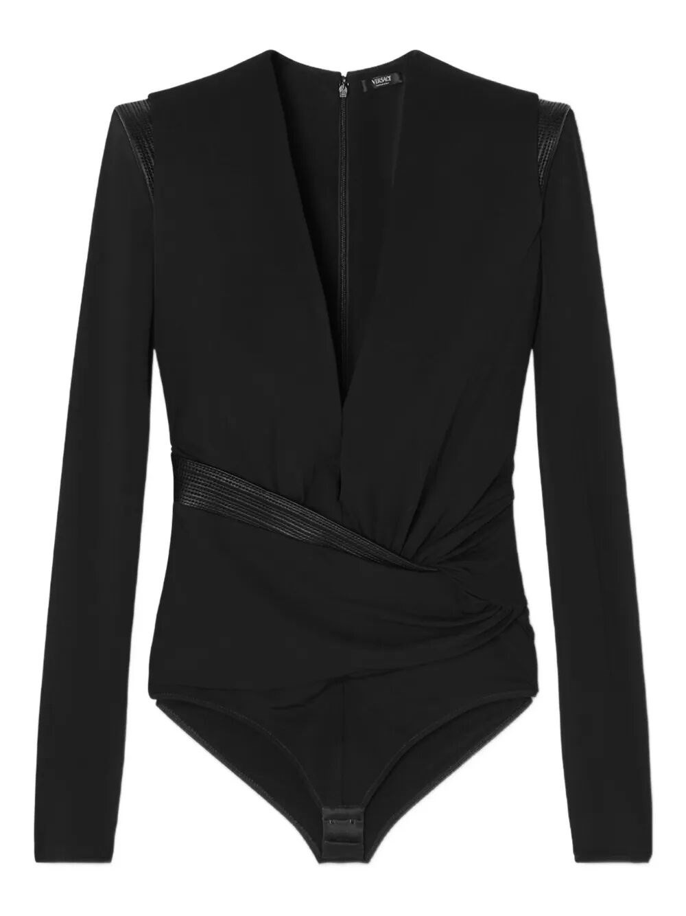 Introducing the 'BODYSUIT RESPONSIBLE STRETCH CREPE JERSEY' by VERSACE, a luxurious addition to the  - 1