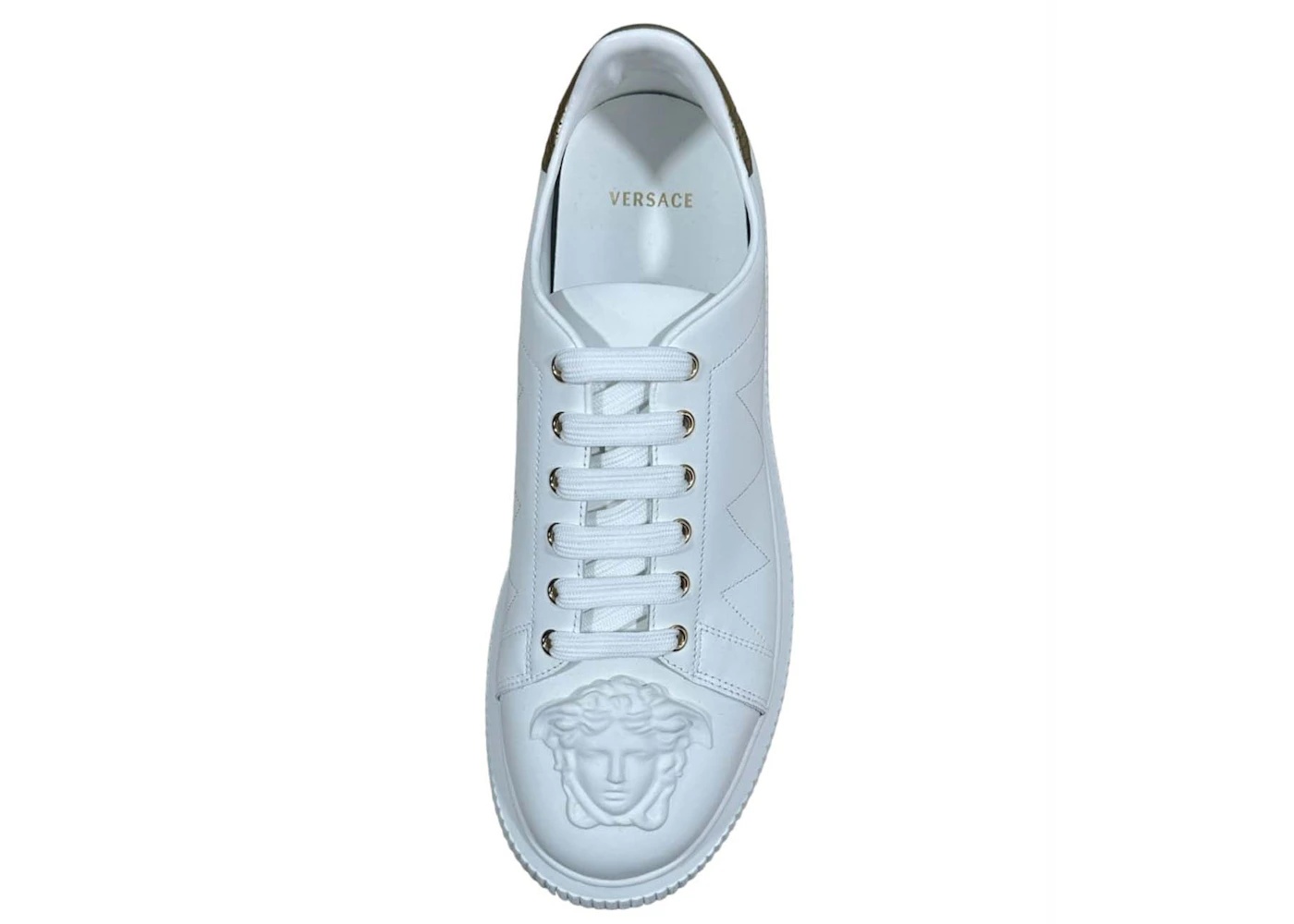 Versace Medusa Low Sneakers White Gold - 2