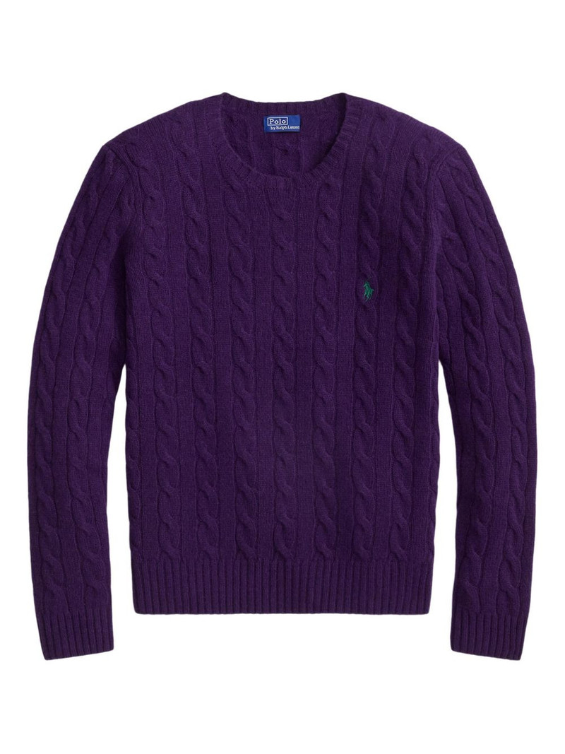 cable-knit jumper 1