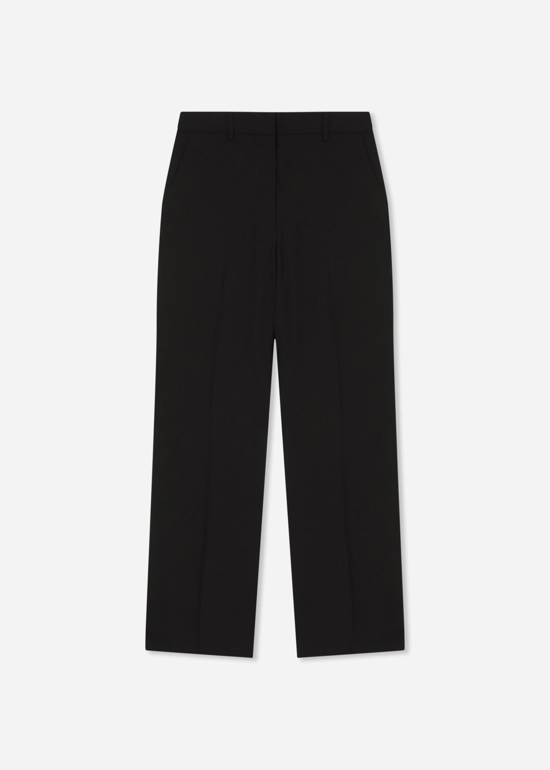 Cropped Cigarette Trouser in Virgin Wool - 1