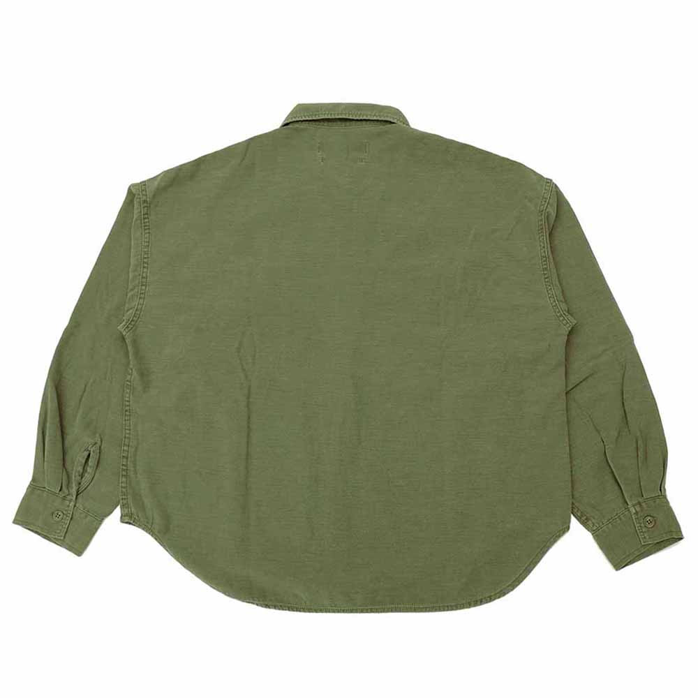 WIDE MILITARY SHIRT - Big Flower Studs - RN2043SDP - 3