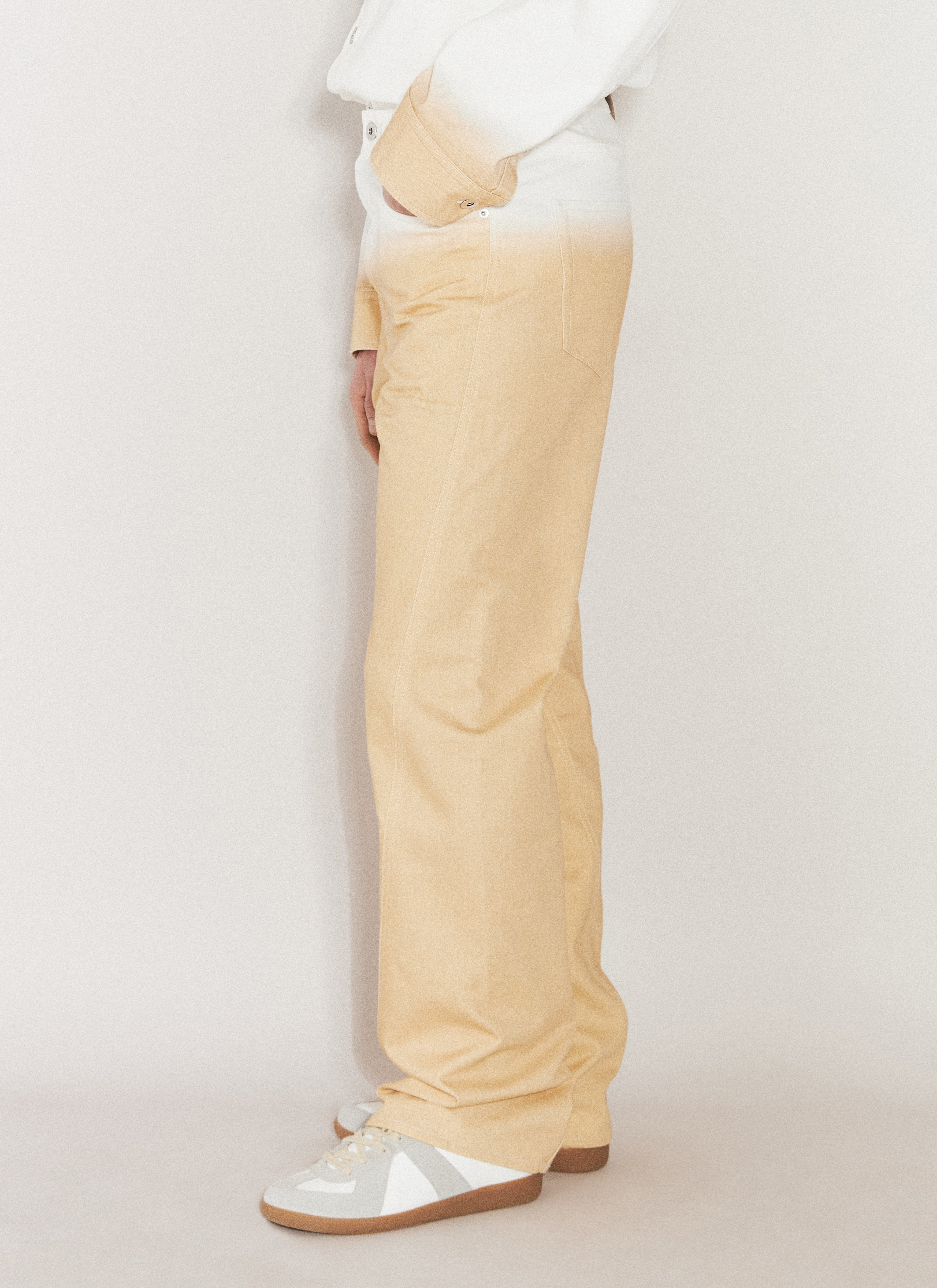 Lanvin Men Gradient-Effect Twisted Jeans - 2