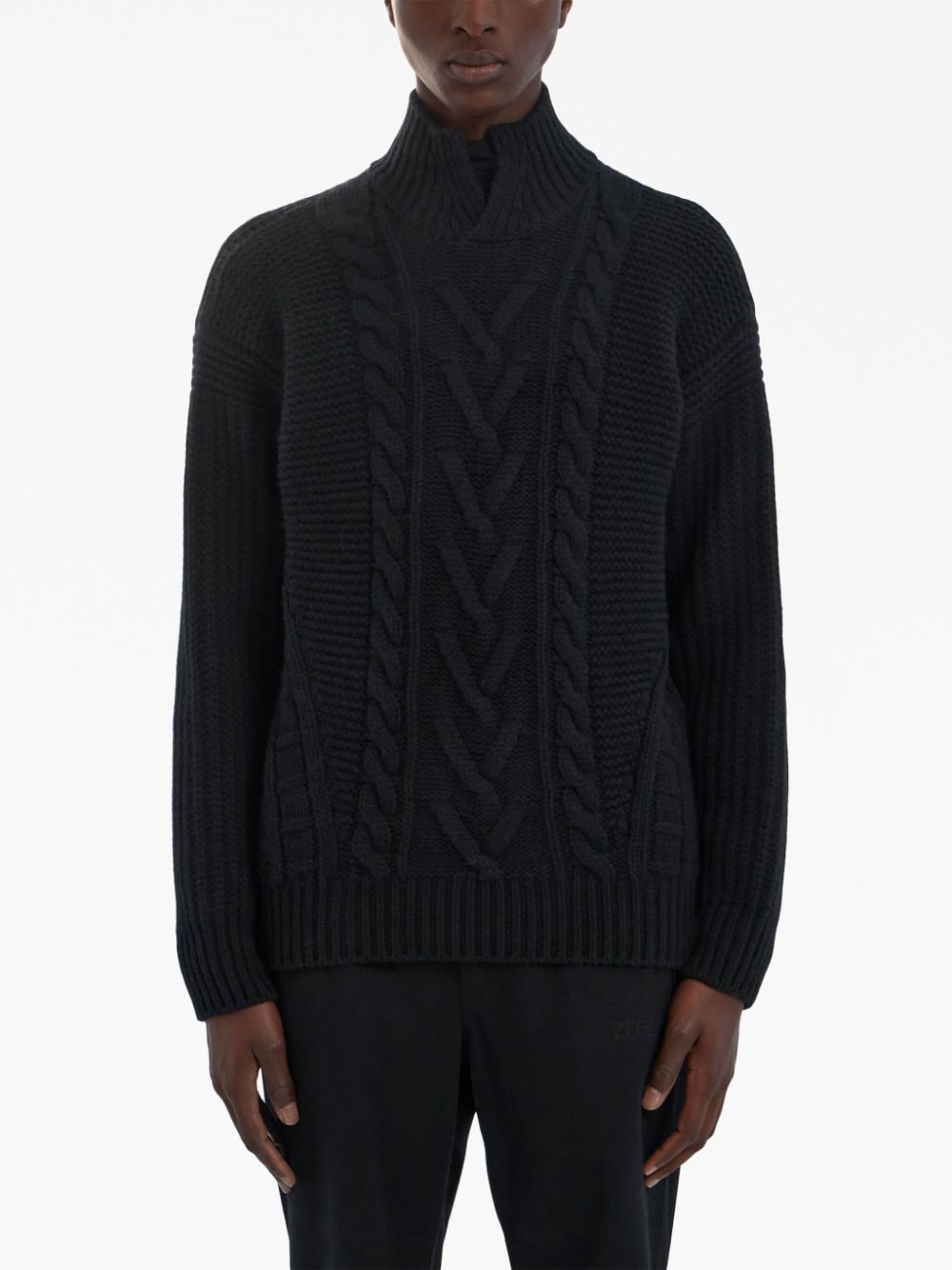 Oasi high-neck cashmere jumper - 2