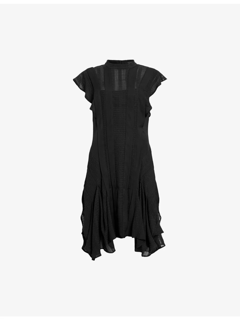 Fleur Asymmetric Woven Mini Dress - 1
