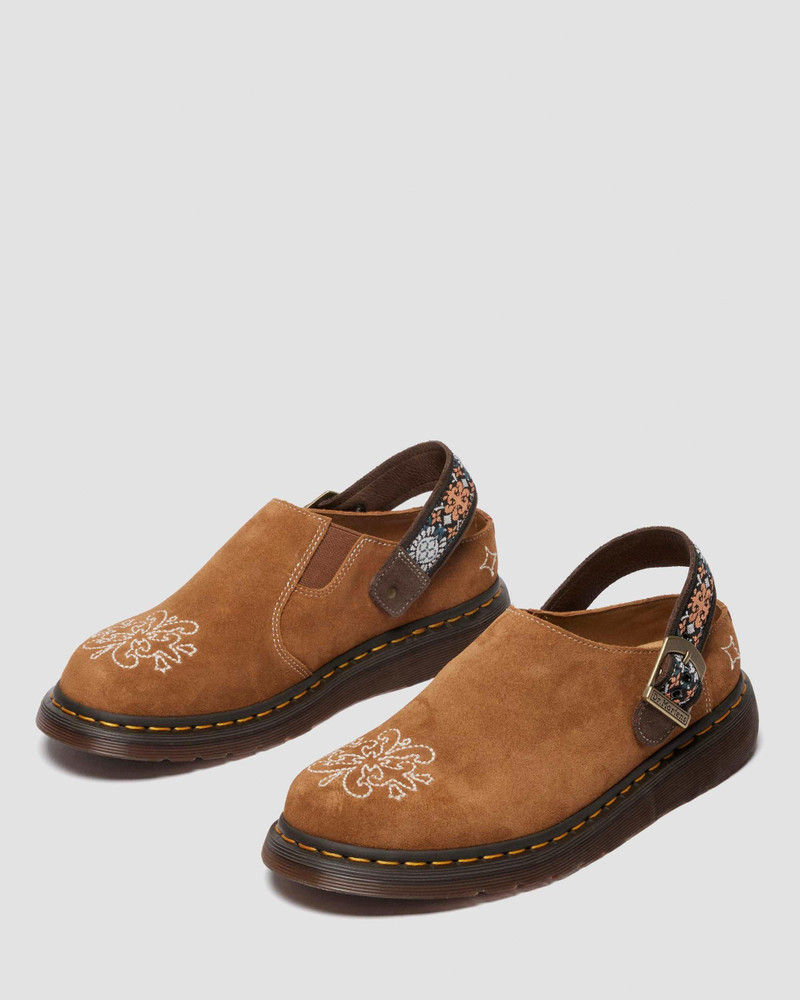 Isham Suede and Jacquard Mules 7