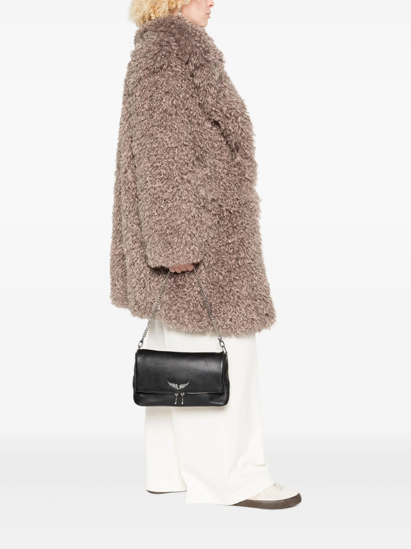 chain-strap leather shoulder bag 5