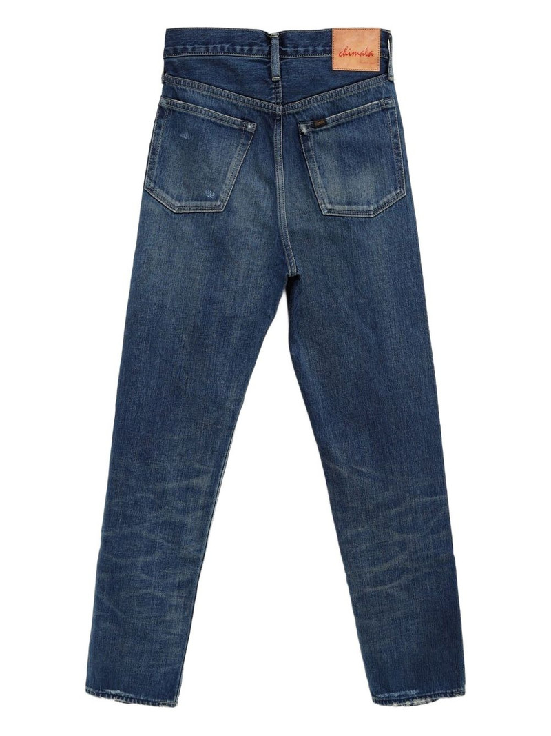 Chimala distressed tapered-leg jeans outlook