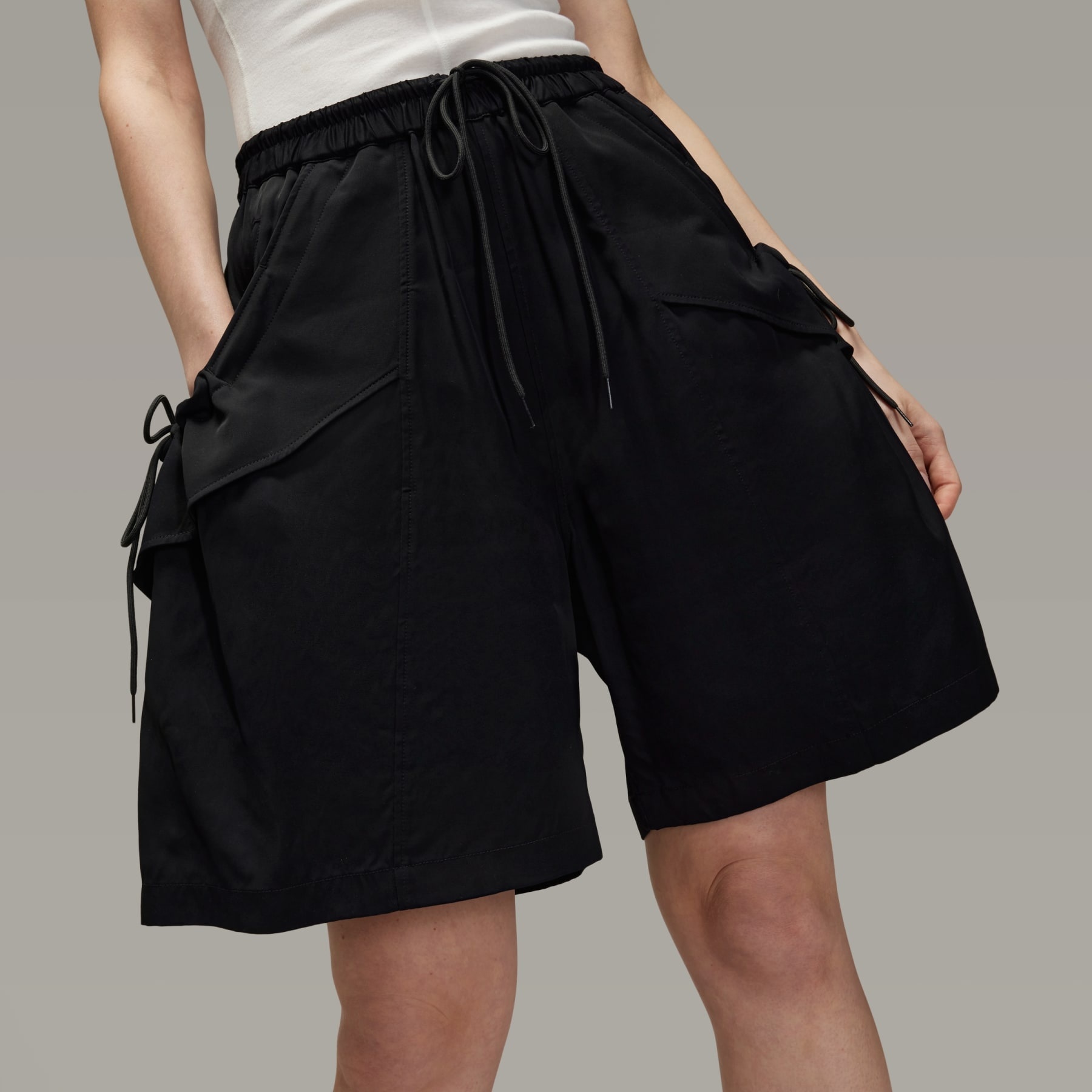 Y-3 Rayon Twill Shorts - 6