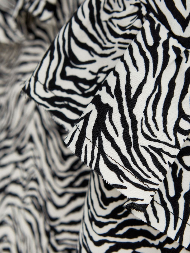 ONE TEASPOON Interference ruffled-detail midi dress outlook