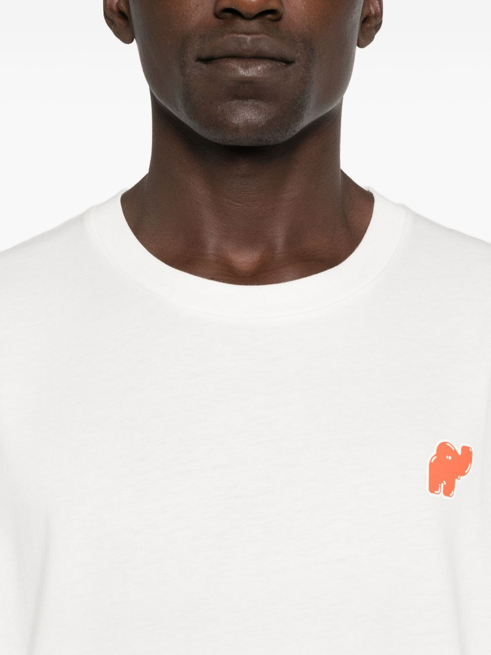 embroidered organic cotton T-shirt - 4