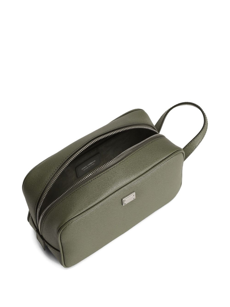 logo-plaque clutch bag 4