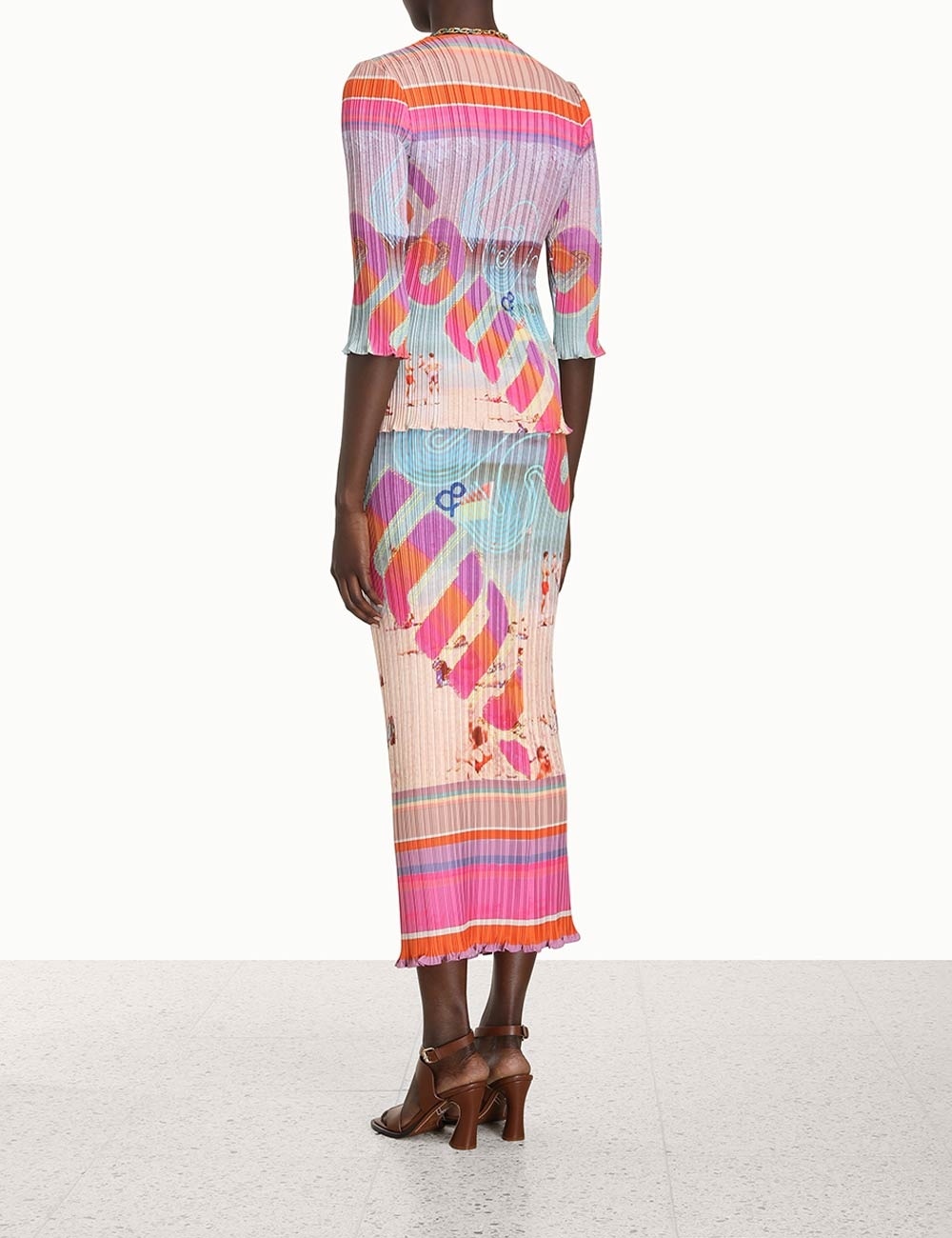 WONDERLAND PLEATED SKIRT - 4