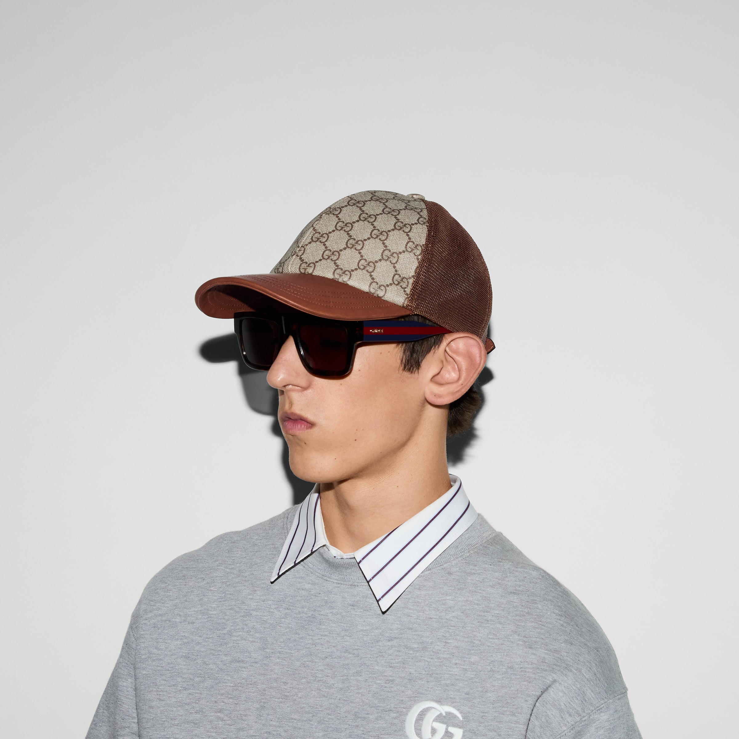 GG Monogram canvas baseball hat - 3