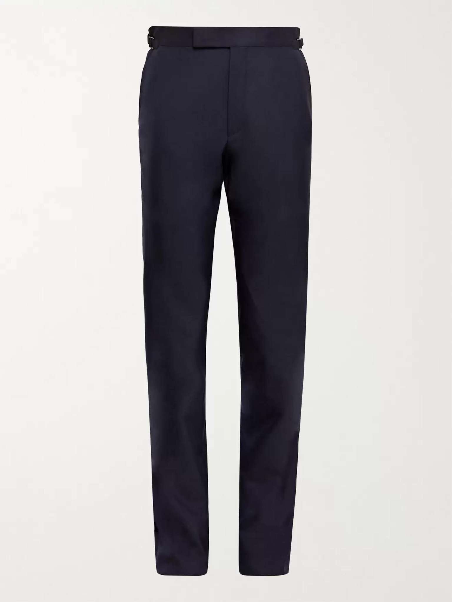 Slim-Fit Super 120s Wool Suit Trousers - 1