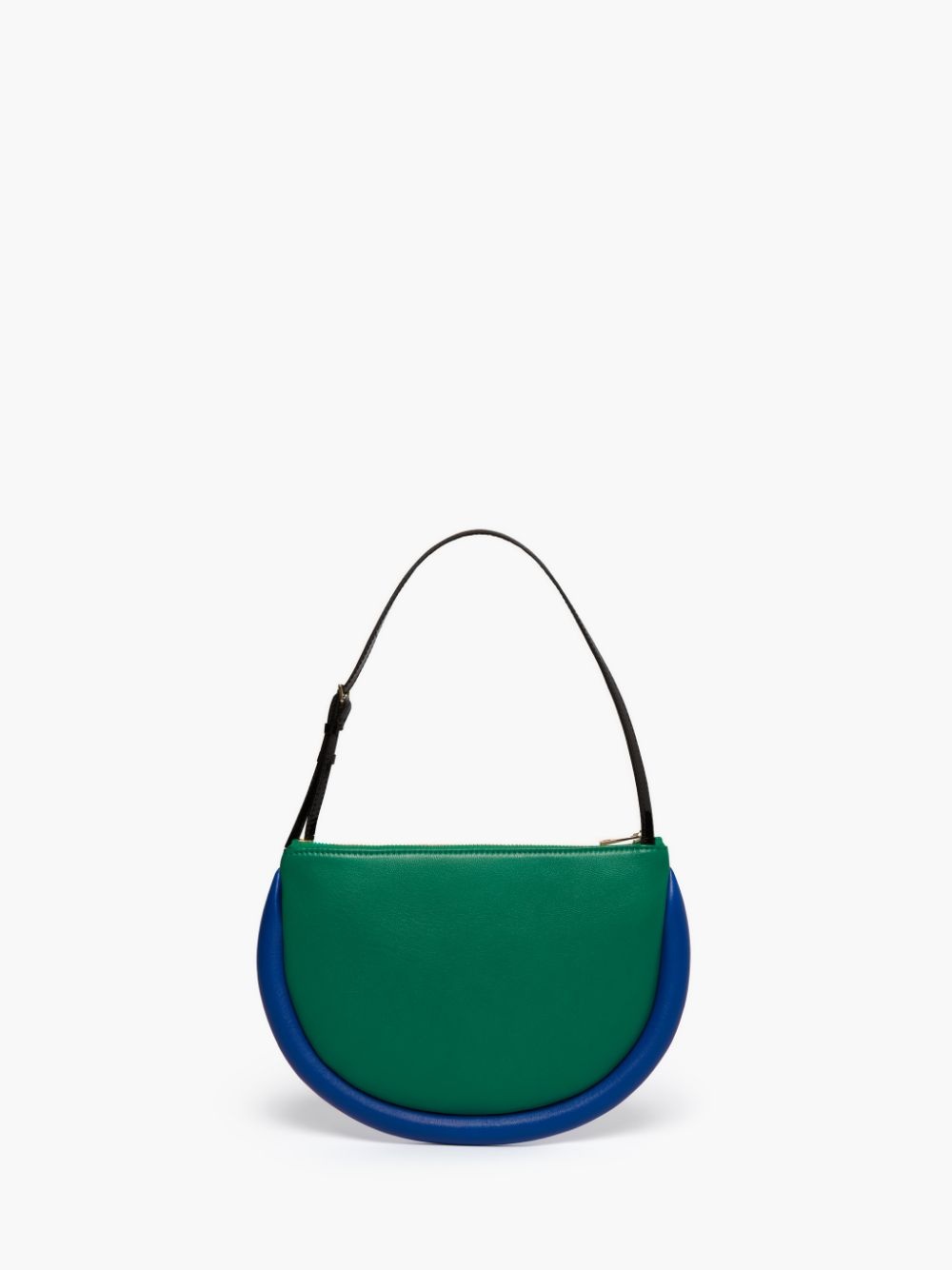 BUMPER-MOON LEATHER SHOULDER BAG - 3