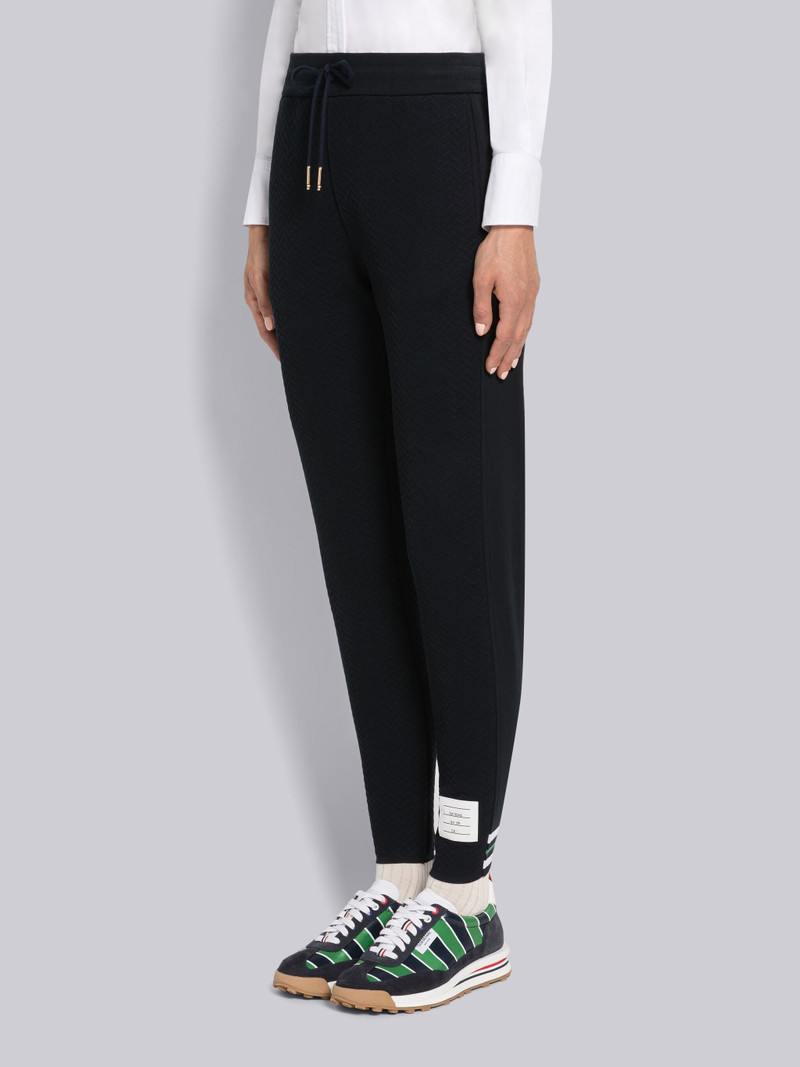 Thom Browne Herringbone Cricket Stripe Sweatpants outlook