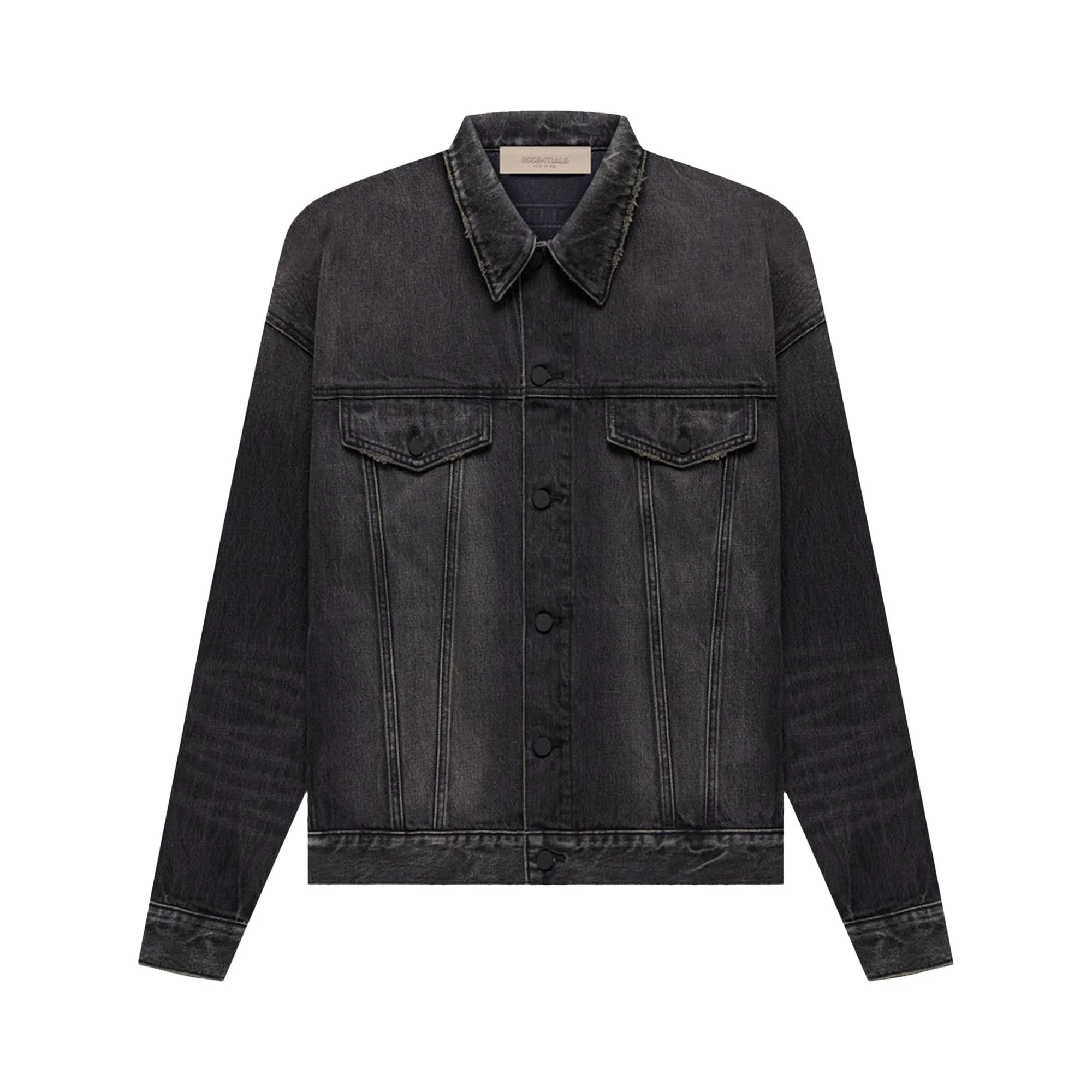 Fear of God Essentials Denim Jacket 'Black' - 1